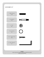 Предварительный просмотр 3 страницы Better Homes and Gardens KENDARA BH18-021-199-01 Assembly Instructions Manual