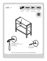 Предварительный просмотр 13 страницы Better Homes and Gardens KENDARA BH18-021-199-01 Assembly Instructions Manual