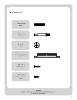 Предварительный просмотр 3 страницы Better Homes and Gardens KENDARA BH18-021-199-18 Assembly Instructions Manual