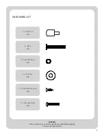 Предварительный просмотр 4 страницы Better Homes and Gardens KENDARA BH18-021-199-18 Assembly Instructions Manual