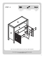 Предварительный просмотр 10 страницы Better Homes and Gardens KENDARA BH18-021-199-18 Assembly Instructions Manual