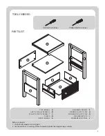 Preview for 2 page of Better Homes and Gardens KENDARA BH18-021-199-21 Assembly Instructions Manual