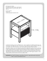 Предварительный просмотр 22 страницы Better Homes and Gardens KENDARA BH18-021-199-21 Assembly Instructions Manual