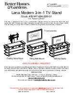 Better Homes and Gardens Lana Modern 3-in-1 Manual preview