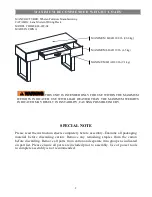 Предварительный просмотр 2 страницы Better Homes and Gardens Lana Modern Writing Desk Instruction Booklet