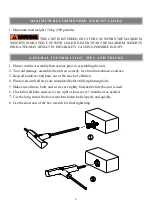 Предварительный просмотр 2 страницы Better Homes and Gardens Maddox Crossing BH44-084-399-01 Assembly Instructions Manual