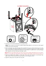 Предварительный просмотр 5 страницы Better Homes and Gardens Maddox Crossing BH44-084-399-01 Assembly Instructions Manual