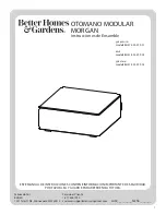 Preview for 6 page of Better Homes and Gardens MORGAN BH47-022-399-01 Assembly Instructions Manual