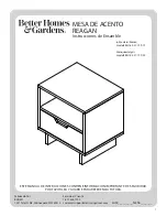 Preview for 14 page of Better Homes and Gardens Reagan Accent BH18-021-199-19 Assembly Instructions Manual