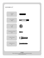 Preview for 3 page of Better Homes and Gardens REAGAN BH18-021-199-05 Assembly Instructions Manual