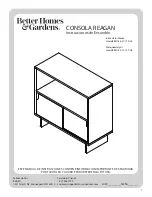 Preview for 16 page of Better Homes and Gardens REAGAN BH18-021-199-05 Assembly Instructions Manual