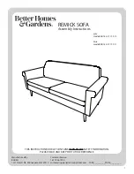 Better Homes and Gardens REMICK BH18-021-199-10 Assembly Instructions Manual предпросмотр