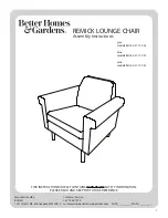 Better Homes and Gardens REMICK BH18-021-199-38 Assembly Instructions Manual предпросмотр