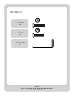 Preview for 3 page of Better Homes and Gardens RHODES ACCENT BH18-021-199-04 Assembly Instructions Manual