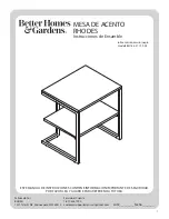 Preview for 7 page of Better Homes and Gardens RHODES ACCENT BH18-021-199-04 Assembly Instructions Manual