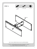 Предварительный просмотр 7 страницы Better Homes and Gardens SAVANNAH 2 DRAWER MEDIA CONSOLE BH17-084-999-01 Assembly Instructions Manual