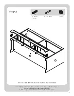 Предварительный просмотр 11 страницы Better Homes and Gardens SAVANNAH 2 DRAWER MEDIA CONSOLE BH17-084-999-01 Assembly Instructions Manual