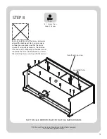 Предварительный просмотр 13 страницы Better Homes and Gardens SAVANNAH 2 DRAWER MEDIA CONSOLE BH17-084-999-01 Assembly Instructions Manual