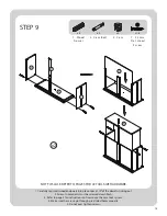 Предварительный просмотр 14 страницы Better Homes and Gardens SAVANNAH 2 DRAWER MEDIA CONSOLE BH17-084-999-01 Assembly Instructions Manual