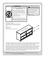 Preview for 34 page of Better Homes and Gardens SAVANNAH 2 DRAWER MEDIA CONSOLE BH17-084-999-01 Assembly Instructions Manual