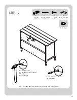 Предварительный просмотр 16 страницы Better Homes and Gardens WILLOW BH17-084-699-01 Assembly Instructions Manual