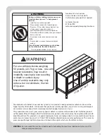 Предварительный просмотр 17 страницы Better Homes and Gardens WILLOW BH17-084-699-01 Assembly Instructions Manual