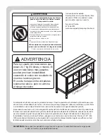 Предварительный просмотр 34 страницы Better Homes and Gardens WILLOW BH17-084-699-01 Assembly Instructions Manual