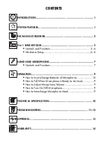 Предварительный просмотр 2 страницы Better Music Builder VM-52U G2 Operating Instruction