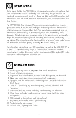 Preview for 3 page of Better Music Builder VM-92U G5 Operating Instructions Manual