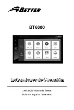 Preview for 1 page of Better BT6000 User Manual