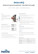 Preview for 3 page of BetterLiving BE4017 Setup And Operation