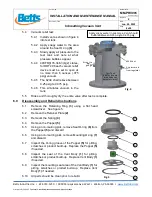 Предварительный просмотр 6 страницы Betts 6234AL Installation And Maintenance Manual