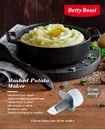 Предварительный просмотр 1 страницы Betty Bossi Mashed Potato Maker Instructions And Recipes Manual