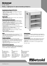 Preview for 1 page of Betzold 56358 Instructions Manual