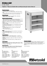 Preview for 3 page of Betzold 56358 Instructions Manual