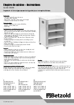 Preview for 5 page of Betzold 56358 Instructions Manual