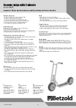 Preview for 2 page of Betzold 760675 Instructions