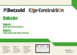 Предварительный просмотр 40 страницы Betzold Kiga-Konstruktion 761415 Manual