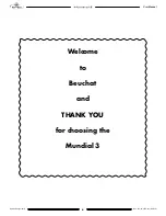 Preview for 4 page of Beuchat Mundial 3 User Manual