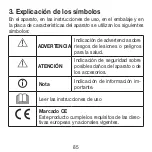 Preview for 85 page of Beurer 645.50 Instructions For Use Manual