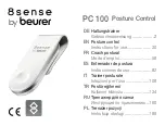 Beurer 8sense PC 100 Instructions For Use Manual предпросмотр