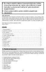 Preview for 67 page of Beurer Barbers Corner HR 4000 Instructions For Use Manual