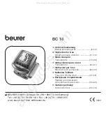 Preview for 1 page of Beurer BC 18 Instructions For Use Manual