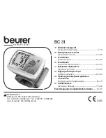 Beurer BC 31 Instructions For Use Manual предпросмотр