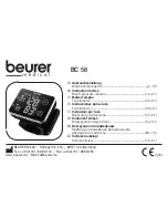 Preview for 1 page of Beurer BC 58 Instructions For Use Manual