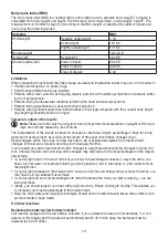 Preview for 19 page of Beurer BF 180 Instructions For Use Manual