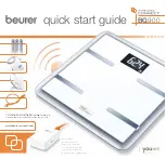 Beurer BG900 Quick Start Manual предпросмотр