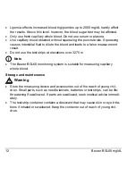 Preview for 12 page of Beurer BGL60 Instructions For Use Manual