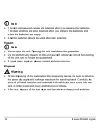 Preview for 14 page of Beurer BGL60 Instructions For Use Manual