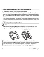 Preview for 22 page of Beurer BGL60 Instructions For Use Manual